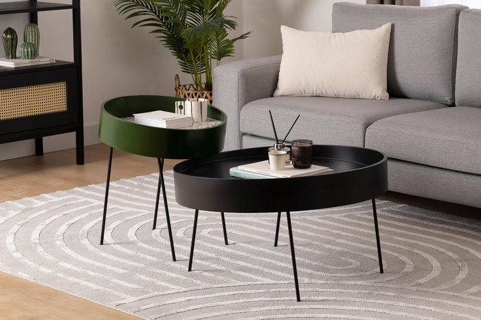 Hanah Home Ilo - Mesa de centro Antracita